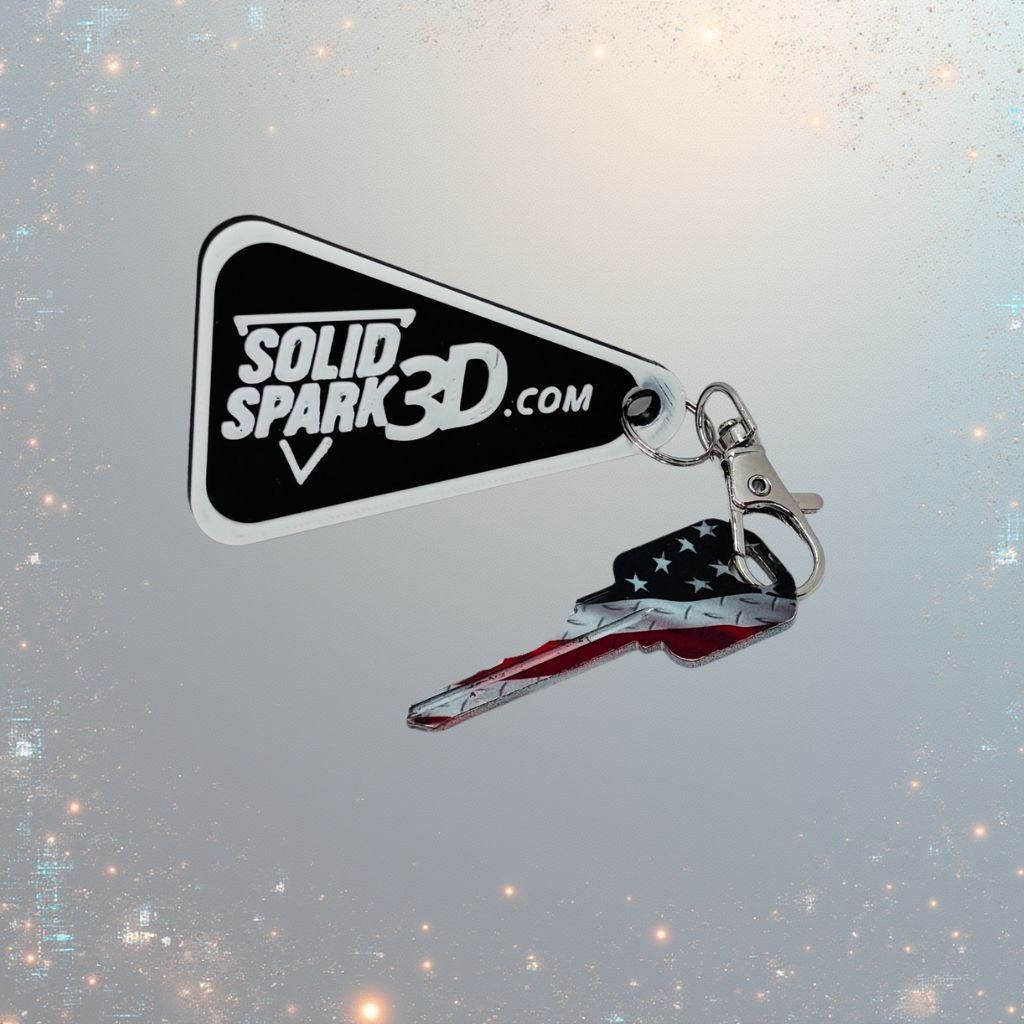 SolidSpark3D Keychain